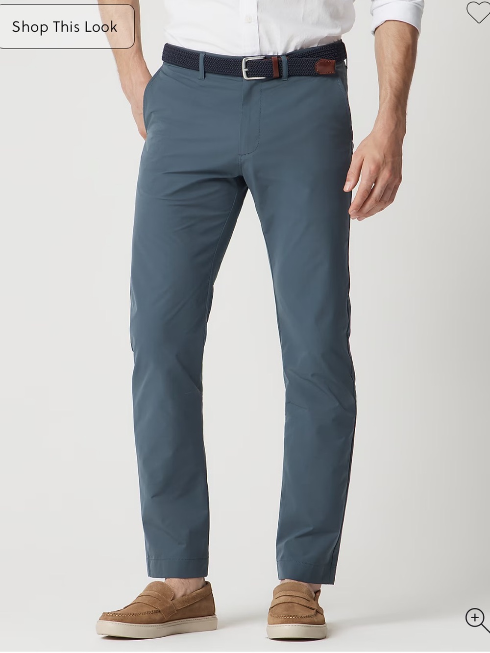 J. Crew Men's Slim Stretch Chinos in Slate Blue 32x34 NWT
